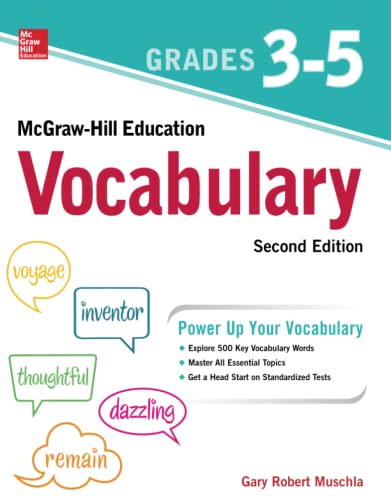 Beispielbild fr McGraw-Hill Education Vocabulary Grades 3-5, Second Edition (EDUCATION/ALL OTHER) zum Verkauf von Monster Bookshop