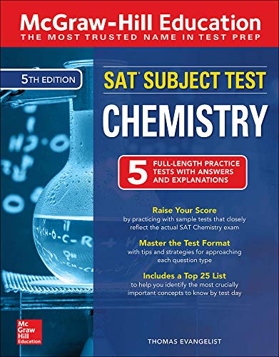 Beispielbild fr McGraw-Hill Education SAT Subject Test Chemistry, Fifth Edition zum Verkauf von Better World Books