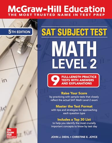 Beispielbild fr McGraw-Hill Education SAT Subject Test Math Level 2, Fifth Edition zum Verkauf von ThriftBooks-Atlanta