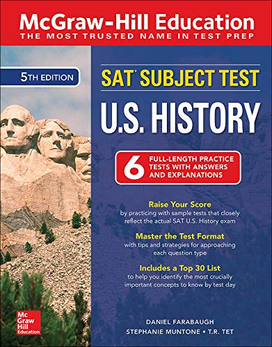 9781260135473: McGraw-Hill Education SAT Subject Test U.S. History, Fifth Edition