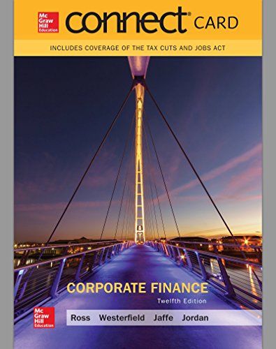 Stock image for CONNECT ACCESS CARD FOR CORPORATE FINANCE for sale by GF Books, Inc.