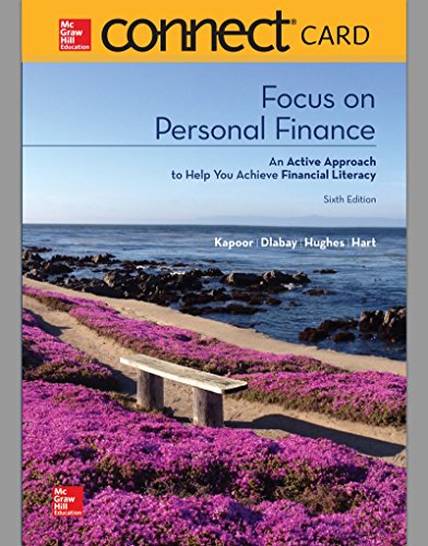 Stock image for CONNECT ACCESS CARD FOR FOCUS ON PERSONAL FINANCE for sale by Facetextbooks