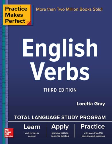 Stock image for Practice Makes Perfect: English Verbs, Third Edition for sale by ThriftBooks-Atlanta