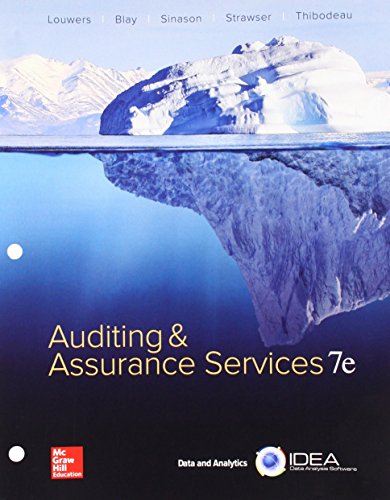 Stock image for GEN COMBO LOOSELEAF AUDITING & ASSURANCE SERVICES; CONNECT ACCESS CARD for sale by BooksRun