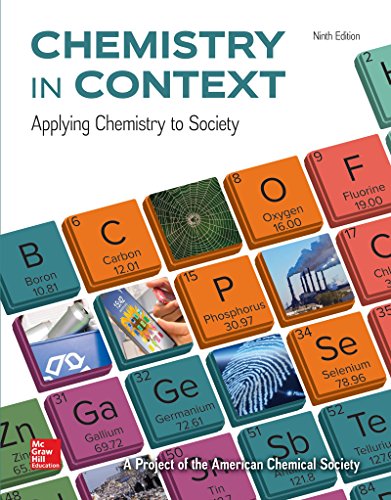 Imagen de archivo de Loose Leaf for Chemistry in Context a la venta por BooksRun