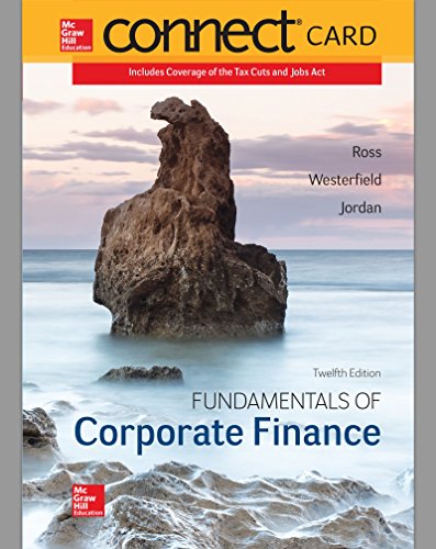 Beispielbild fr Connect Access Card for Fundamentals of Corporate Finance zum Verkauf von One Planet Books