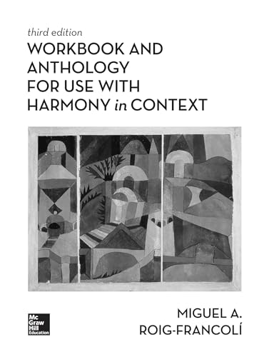 Imagen de archivo de Workbook/Anthology for use with Harmony in Context a la venta por BooksRun