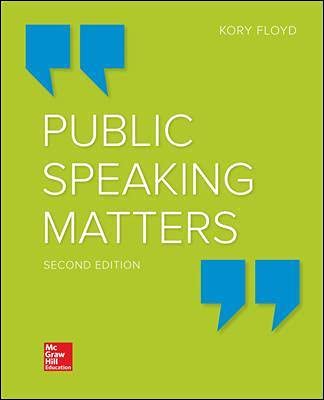 Stock image for Public Speaking Matters 2nd edition Annotated Instructor's Edition for sale by ThriftBooks-Atlanta