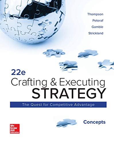 9781260157178: Loose Leaf: Crafting and Executing Strategy: Concepts