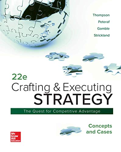 9781260157185: Loose-Leaf for Crafting and Executing Strategy: Concepts and Cases