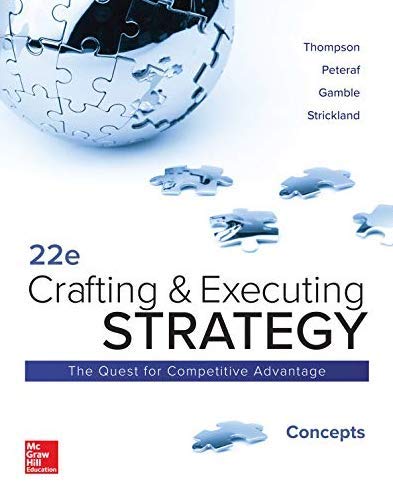 Stock image for Crafting and Executing Strategy: Concepts for sale by Big Bill's Books