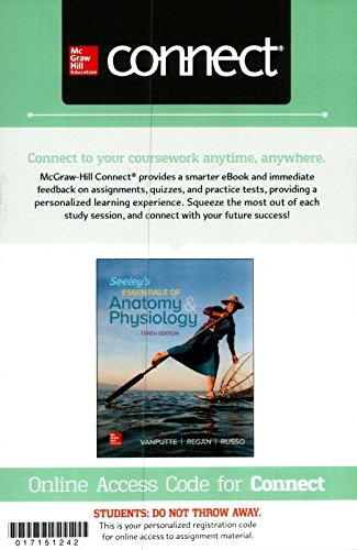 Beispielbild fr Connect APR and PHILS Access Card for Seeley's Essentials of Anatomy and Physiology zum Verkauf von BooksRun