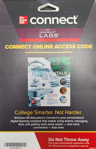 Stock image for Microbiology Fundamentals: A Clinical Approach, 13/ED (Printed Connect Access Card with Learnsmart Labs) for sale by Textbooks_Source