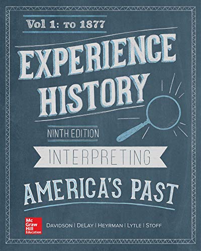 Beispielbild fr Experience History Vol 1: To 1877 zum Verkauf von ThriftBooks-Atlanta