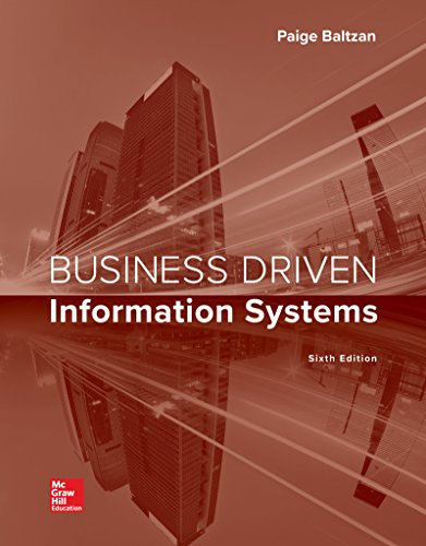 Stock image for LOOSE LEAF BUSINESS DRIVEN INFORMATION SYSTEMS for sale by BooksRun