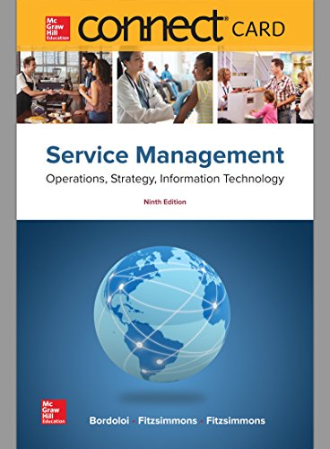 9781260167092: Connect Access Card for Service Management: Operations, Strategy, Information Technology