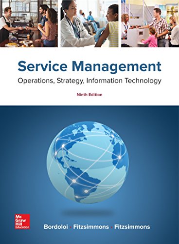 Beispielbild fr Service Management: Operations, Strategy, Information Technology zum Verkauf von Revaluation Books