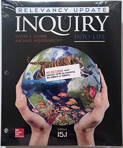 9781260178005: Loose Leaf for Inquiry into Life: Relevancy Update