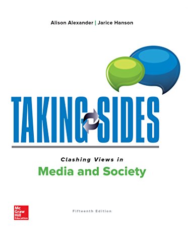 Imagen de archivo de Taking Sides: Clashing Views in Media and Society a la venta por Textbook Campus