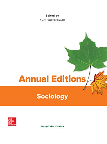 Beispielbild fr Annual Editions: Sociology, 43/e zum Verkauf von SecondSale
