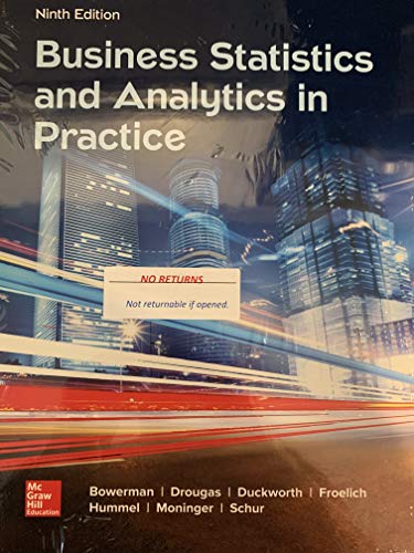 9781260187496: Business Statistics and Analytics in Practice