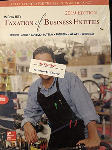 9781260189667: McGraw-Hill's Taxation of Business Entities 2019 Edition