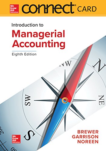 Immagine dell'editore per Connect Access Card for Introduction to Managerial Accounting venduto da SGS Trading Inc