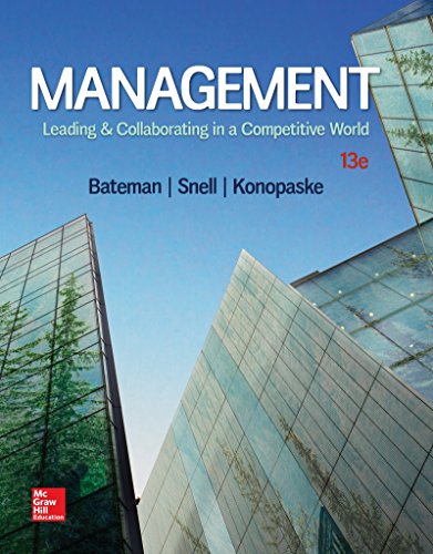 Beispielbild fr Loose-Leaf Management: Leading & Collaborating in the Competitive World zum Verkauf von BooksRun