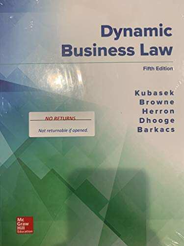 Stock image for Dynamic Business Law for sale by Better World Books