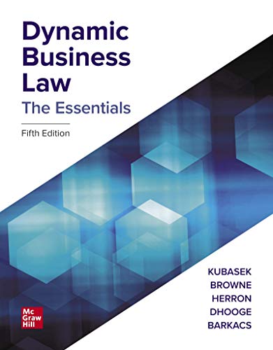 Stock image for Dynamic Business Law: The Essentials for sale by SecondSale