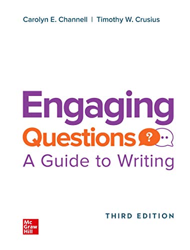 Beispielbild fr Engaging Questions: A Guide to Writing 3e zum Verkauf von BooksRun