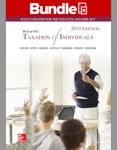 Stock image for GEN COMBO LL MCGRAW-HILLS TAXATION OF INDIVIDUALS 2019; CONNECT ACCESS CARD for sale by Textbooks_Source