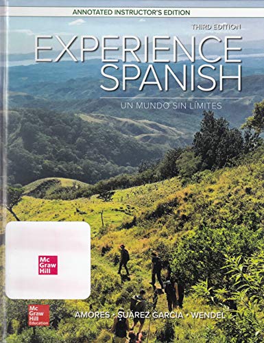 Stock image for Experience Spanish: Un Mundo Sin Limites | Third Edition | Teacher's Annotated Edition for sale by GoldBooks