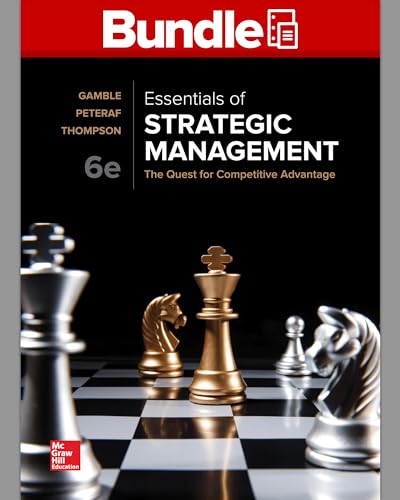 Stock image for GEN COMBO LOOSELEAF ESSENTIALS OF STRATEGIC MANAGEMENT; CONNECT ACCESS CARD for sale by Textbooks_Source