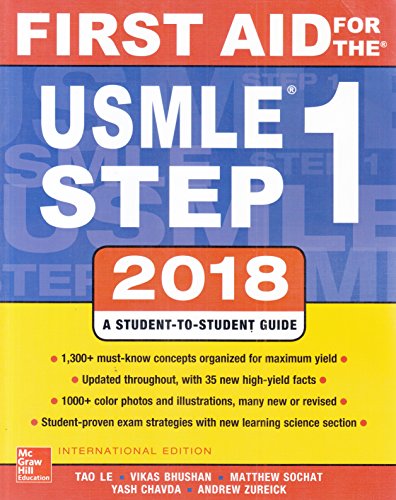 Stock image for First Aid for the USMLE Step 1 2018 (28th Ed) for sale by SecondSale