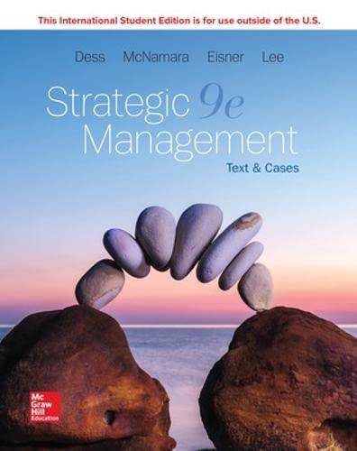 9781260288353: ISE Strategic Management: Text and Cases