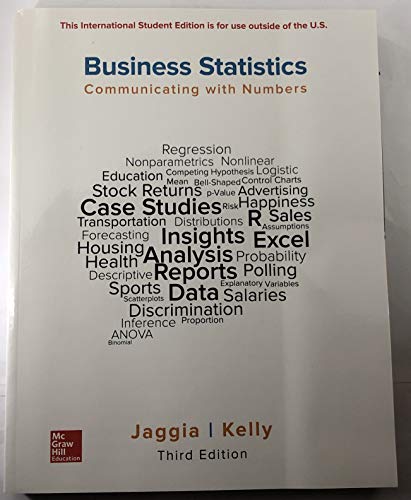 Beispielbild fr Business Statistics:Communicating With zum Verkauf von ZBK Books