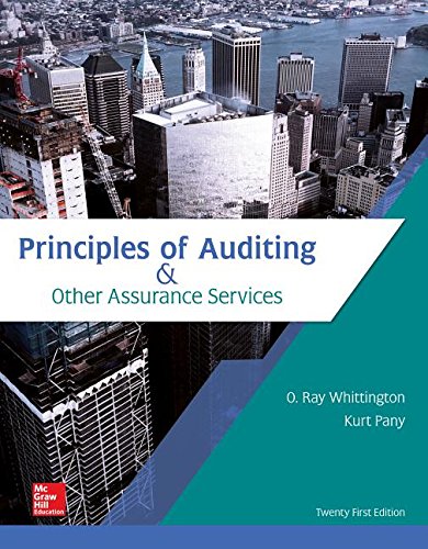 Beispielbild fr Loose Leaf for Principles of Auditing & Other Assurance Services zum Verkauf von BooksRun