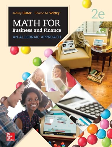 9781260299816: Math for Business and Finance: An Algebraic Approach