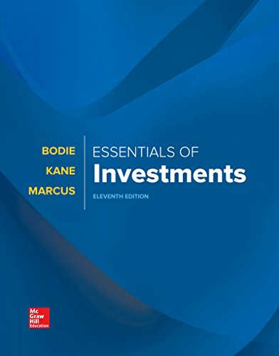 Imagen de archivo de Loose-Leaf for Essentials of Investments (The Mcgraw-hill Series in Finance, Insurance, and Real Estate) a la venta por Byrd Books