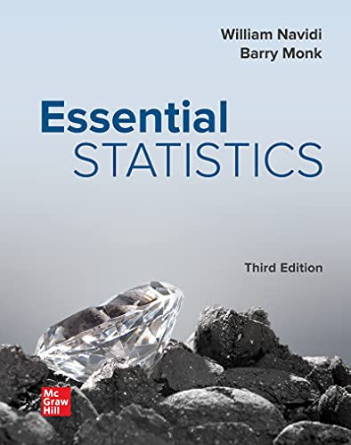 Beispielbild fr Essential Statistics zum Verkauf von TextbookRush