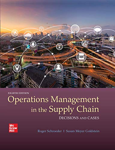 Stock image for OPERATIONS MANAGEMENT IN THE SUPPLY CHAIN: DECISIONS & CASES for sale by GF Books, Inc.