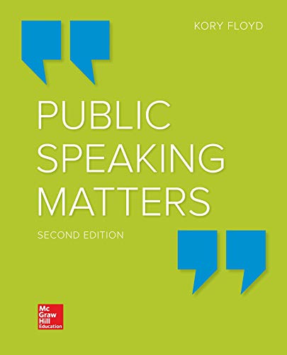 Stock image for Public Speaking Matters for sale by GF Books, Inc.