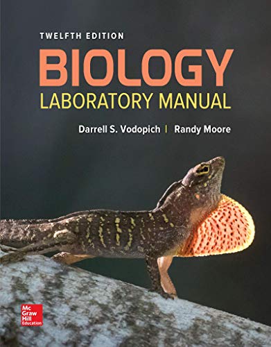 

Loose Leaf for Biology Laboratory Manual