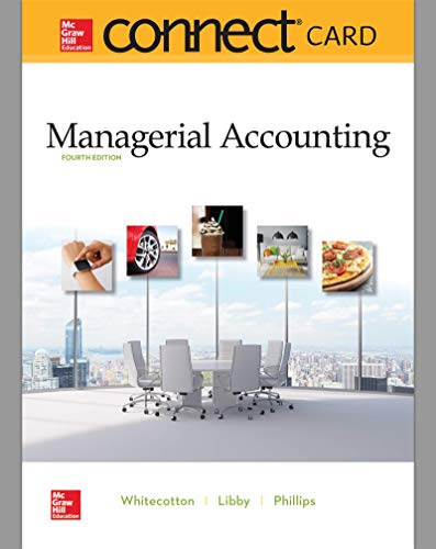 Stock image for Connect Access Card for Managerial Accounting for sale by Textbooks_Source