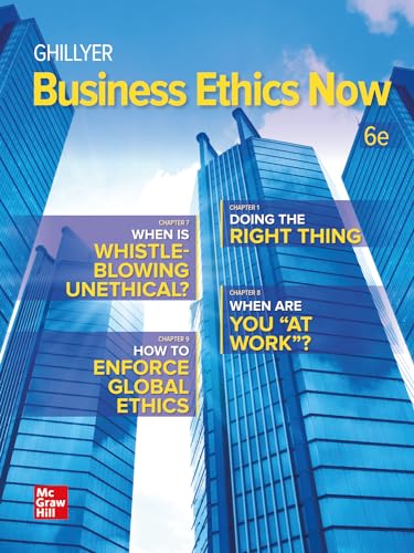 Imagen de archivo de Loose Leaf for Business Ethics Now a la venta por TextbookRush