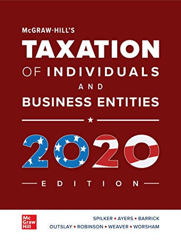 Imagen de archivo de Loose Leaf for McGraw-Hill's Taxation of Individuals and Business Entities 2020 Edition a la venta por BooksRun