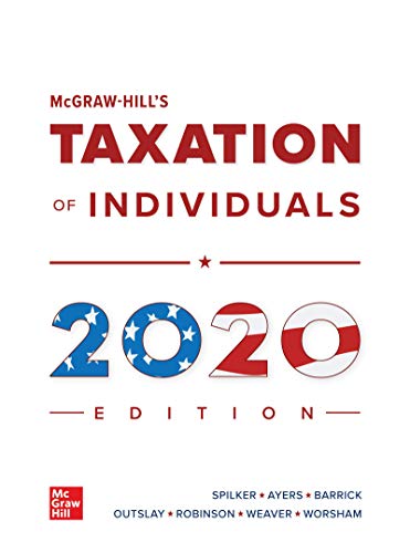 Imagen de archivo de Loose Leaf for McGraw-Hill's Taxation of Individuals 2020 Edition a la venta por Textbooks_Source