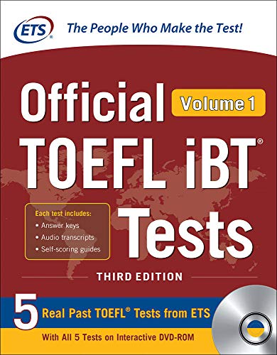 Beispielbild fr Official TOEFL iBT Tests Volume 1, Third Edition zum Verkauf von BooksRun