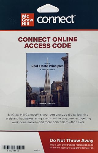 Stock image for Connect Access Card for Real Estate Principles 6th Edition for sale by A Team Books